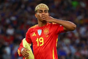 亞馬爾7月10日做客《天下足球》節(jié)目，央視頻將從12:30開始直播