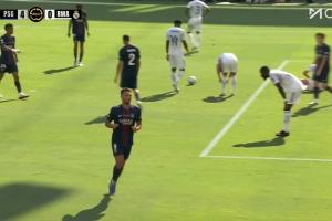 慘案！拉莫斯原地轉(zhuǎn)身抽射得手，巴黎4-0領(lǐng)先皇馬