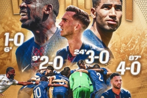 4比0擊沉銀河戰(zhàn)艦！巴黎社媒曬海報慶祝：多么偉大的勝利！