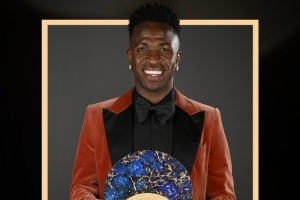 金球獎官方：祝蘇格拉底獎得主維尼修斯25歲生日快樂