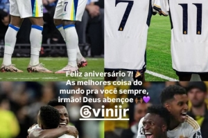 雙料隊友，羅德里戈社媒曬多張合影祝維尼修斯25歲生日快樂