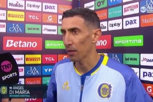 回歸阿超首秀被踩傷退！迪馬利亞：我沒有大礙，這就是阿根廷足球