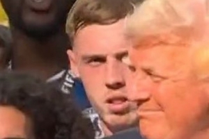 帕爾默：知道特朗普會來現場但沒想到頒獎他也來，我確實有點困惑