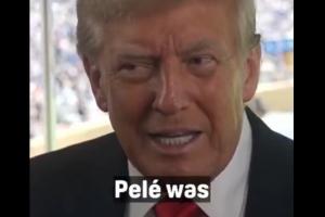 足壇歷史最佳？特朗普：我曾看過貝利踢球，他太棒了，我會選他