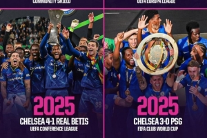 世俱杯3比0橫掃大巴黎！切爾西隊(duì)史第四次以三球優(yōu)勢(shì)贏得決賽