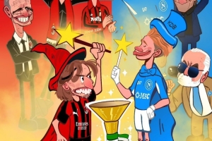 魔笛對(duì)決丁??！意甲第5輪AC米蘭主場(chǎng)對(duì)那不勒斯，次回合第31輪