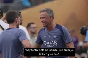 恩里克鎖喉佩德羅后懊悔：我太蠢了，我碰了他，他就倒地了