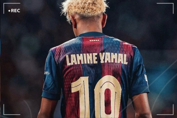 接過傳奇號(hào)碼！官方：18歲亞馬爾正式完成續(xù)約，下賽季穿巴薩10號(hào)