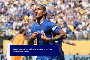 人海戰(zhàn)術(shù)??24/25賽季切爾西使用45名球員再創(chuàng)新高，破去年紀(jì)錄