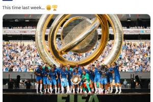 爽賺1個億！切爾西官推回憶世俱杯奪冠：一周前的此刻????