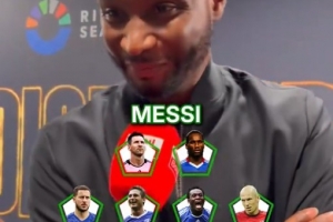 米克爾評最強陣：德羅巴領銜藍軍8將，梅西、卡福、費迪南德在列