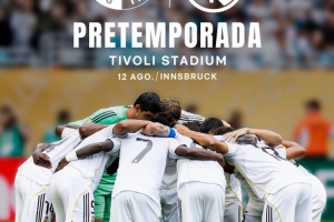 皇馬官方：球隊(duì)將在8月13日與奧甲蒂羅爾俱樂部舉行一場友誼賽