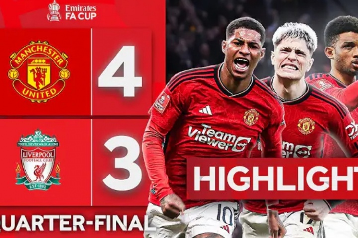 跌宕起伏！24年足總杯，阿瑪?shù)录訒r絕殺，曼聯(lián)4-3逆轉(zhuǎn)利物浦晉級