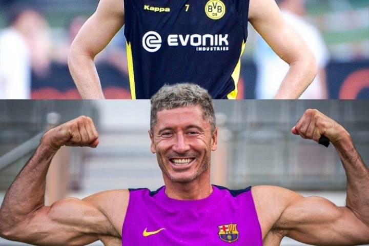 自律！外媒曬萊萬(wàn)22歲&36歲身材對(duì)比：瘦弱小伙→魔鬼筋肉人