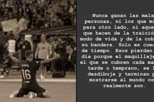 什么情況??巴薩中場費爾明發(fā)社媒稱壞人永遠(yuǎn)不會獲勝，隨后刪除