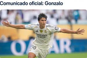 官方：皇馬與貢薩洛-加西亞續(xù)約至2030年，球員將升入一隊(duì)