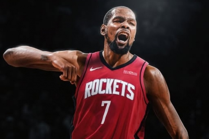 和火箭最高可簽2年1.24億??名記：杜蘭特新合同可能降至2年1億