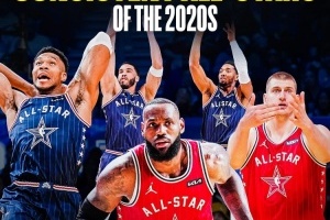 2020年以來僅5人6次進全明星：老詹、約基奇、字母、塔圖姆、米球