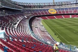 即將重新開放！巴薩官方社媒曬諾坎普施工現(xiàn)場視頻