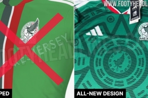 喜歡“花哨”抵制“簡約”，阿迪達(dá)斯重新為墨西哥隊(duì)設(shè)計主場球衣