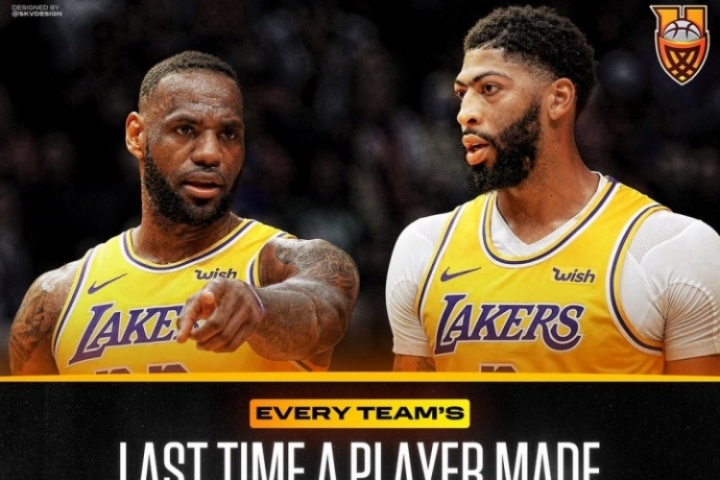 NBA30隊上次有球員入選一陣時間！有沒有讓你感到驚訝的？