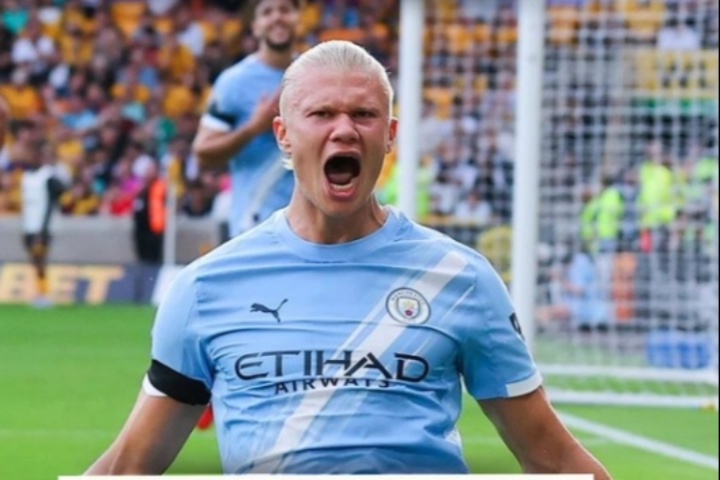 哈蘭德更新社媒慶祝英超開(kāi)門(mén)紅，羅德里戈點(diǎn)贊