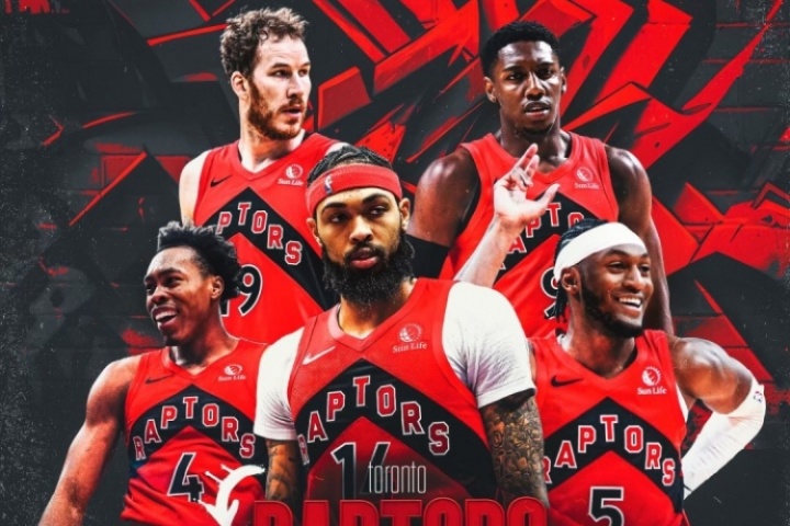 美媒發(fā)問：這支猛龍隊能在東部打進季后賽嗎？這首發(fā)看起來還不錯