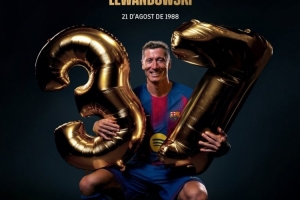 巴薩祝萊萬37歲生日快樂，加盟以來出戰(zhàn)147場(chǎng)101球20助+斬獲5冠