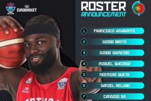 葡萄牙男籃歐錦賽12人大名單公布 凱爾特人中鋒科塔領(lǐng)銜