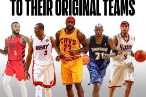 美媒盤點(diǎn)那些“重回母隊(duì)”的球星：詹韋領(lǐng)銜+韋伯繞了一大圈