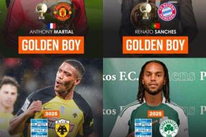 同是天涯淪落人！2015金童馬夏爾、2016金童桑謝斯聚首希臘聯(lián)賽