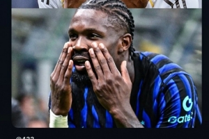 好兄弟！姆巴佩轉(zhuǎn)發(fā)自己與圖拉姆慶祝動(dòng)作對(duì)比照，并@圖拉姆