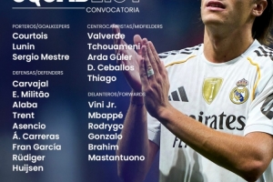 皇馬公布對陣馬洛卡名單：姆巴佩領(lǐng)銜，維尼修斯、羅德里戈在列