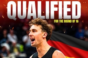 德國(guó)男籃連下三城提前出線 晉級(jí)淘汰賽16強(qiáng)！