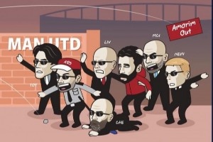 今日趣圖：在輸給英乙第4后，阿莫林今晚迎來對英冠冠軍的生死戰(zhàn)