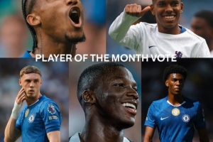 切爾西官方8月最佳球員候選：若昂-佩德羅領(lǐng)銜，埃斯特旺在列