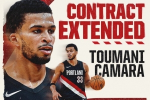 4年8200萬！開拓者官方：球隊與卡馬拉簽下多年提前續(xù)約合同