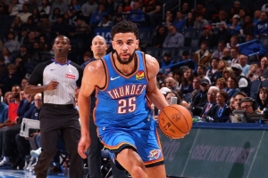 表現(xiàn)不錯！米切爾12中6拿到16分 三分穩(wěn)定6中3&還有快攻炸扣表現(xiàn)