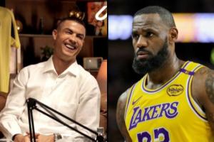 誰(shuí)可以激勵(lì)你？C羅：詹姆斯 我們年齡相仿 但我頭發(fā)比他多