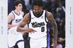 貢獻(xiàn)21分！國(guó)王官方贏球海報(bào)封面人物——蒙克