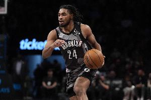 明天NBA杯籃網(wǎng)迎戰(zhàn)活塞 卡梅隆·托馬斯缺陣 曼恩大概率出戰(zhàn)