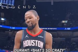 KD：整場都有3個黑鬼防我 熊蜜：這很聰明啊 KD：你們都被胖揍了