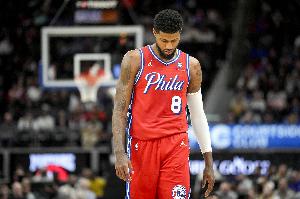 76人官方：喬治將在本周末和醫(yī)生會面 來評估其恢復(fù)的情況