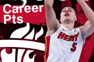 小小里程碑！約維奇常規(guī)賽生涯總得分突破1000大關(guān)