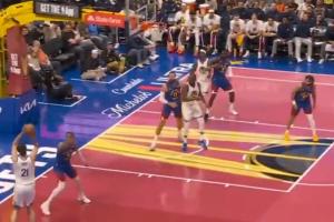 綠間真太郎？！波斯特不沉球三分轟進(jìn) 勇士次節(jié)10-0打停掘金