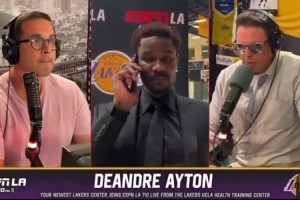 艾頓：盧卡已經(jīng)給我發(fā)短信了，但老詹還沒聲