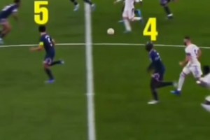 2年前的魔笛這腳直塞讓6名巴黎球員愣在原地??