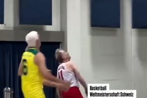 保險公司渾身冒汗！平均85歲的老年籃球局 居然還能交叉步變向