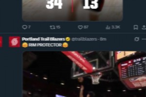 相當(dāng)重視！楊瀚森表現(xiàn)驚艷，開拓者官推全是關(guān)于小楊的鏡頭！