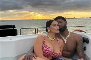 有此嬌妻 換誰來都打不好球啊！喬治老婆是真好看啊??